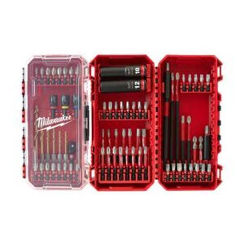 SHOCKWAVE Drill Drive And Fastening Set 75 Piece - Milwaukee