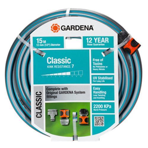 Classic Fitted Hose - Gardena 13mm x 15m