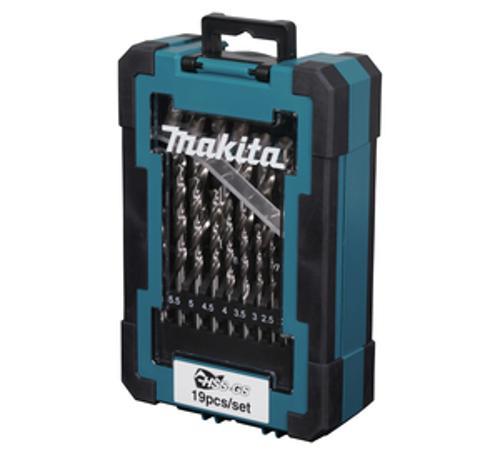 HSS-GS Metal Drill Bit Set 19 Piece - Makita