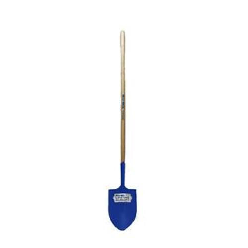 Trade Round Mouth Shovel Long FSC Ash Wood Handle - Blu-mol
