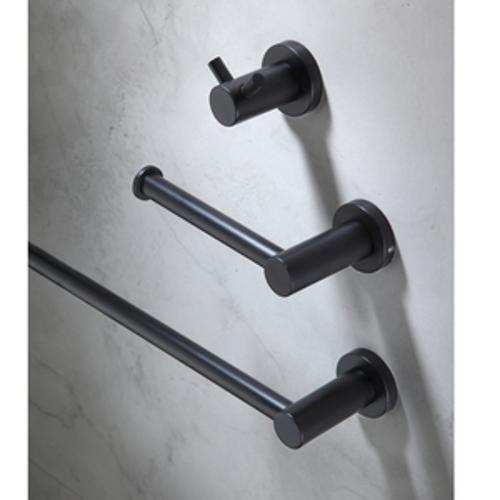 Centro Nero Toilet Roll Holder 160 x - Heirloom 45mm Black YCTRNFN