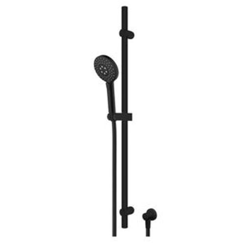 Splash Plus Round Slide Shower - Elementi 900mm 3FCT Black 40360.13