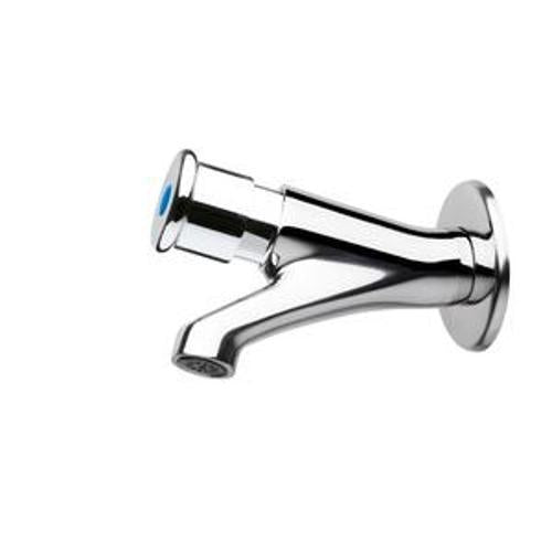 Commercial Time Flow Tap Wall Mounted Chrome - Raymor