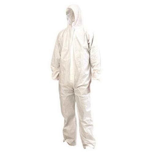 BarrierTech SMS Disposable Coveralls White Large DOWSMSL - Pro Choice