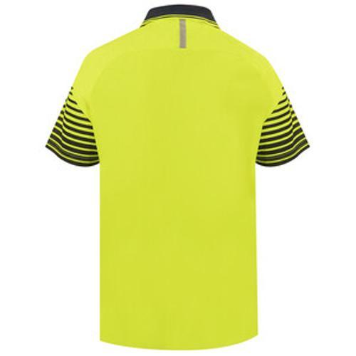 Polo Day Only Lightweight 150GSM Polyester Stripe Yellow/Navy 8XL 231051Y-8XL