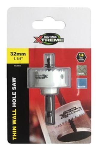 XTREME Thinwall Holesaw - Blu-Mol 32mm 1.1/4 Inch