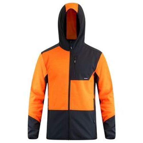 Contrast Hoodie Orange & Black - Bison 2XL 25005OBK-2XL