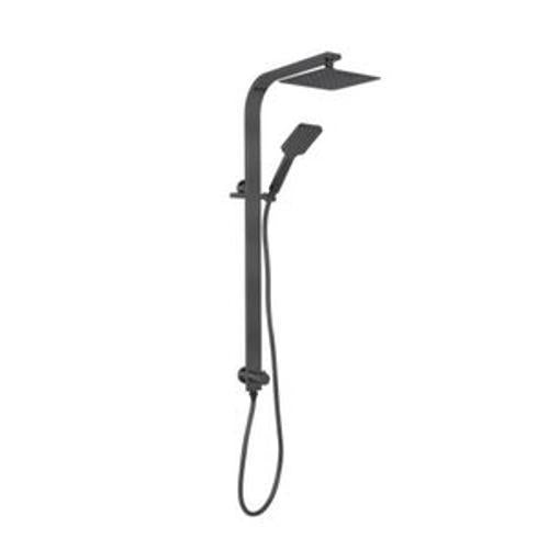 Prestigio Shower Centre Square Gun Metal - Aquatica