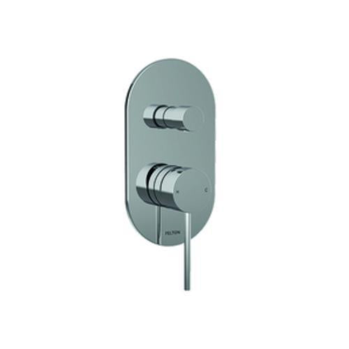 Linea Mains Pressure Diverter Mixer Chrome - Felton