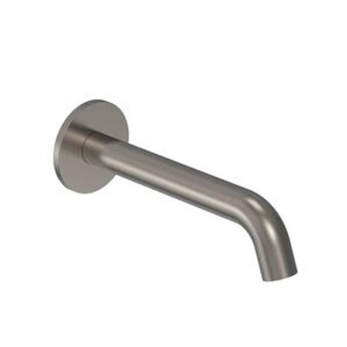 Tube Wall Mount Bath Spout Brushed Nickel
