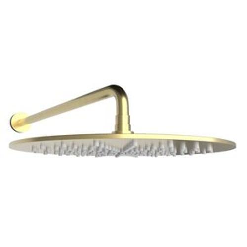 Rain Shower And Wall Arm Brushed Gold - Pioneer
