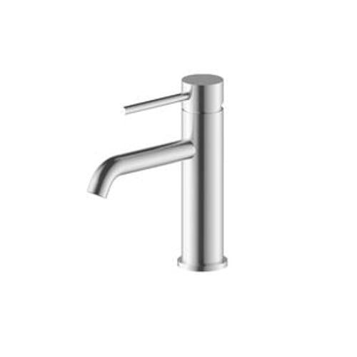 Standard Height Basin Mixer Brushed Stainless - Pioneer