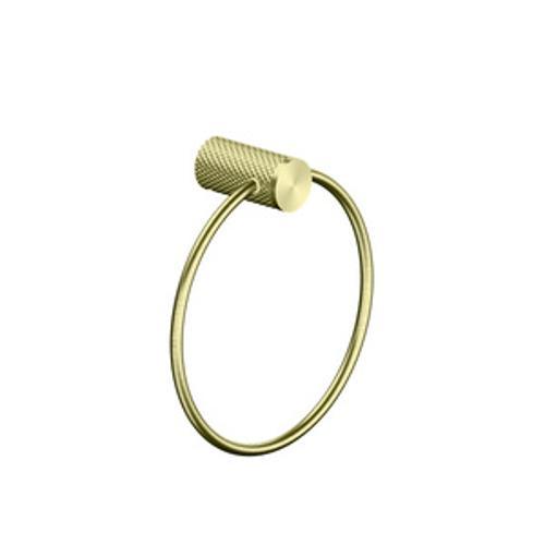 Opal Towel Ring Brushed Gold - Nero