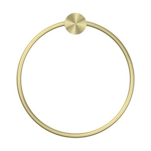 Opal Towel Ring Brushed Gold - Nero