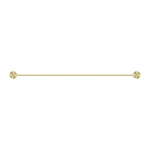 Opal Single Towel Rail - Nero 600mm Brushed Gold