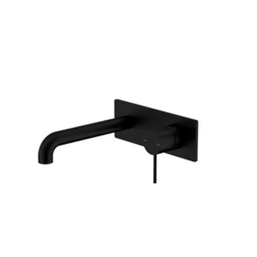 Mecca Wall Basin/Bath Mixer - Nero 120mm Matte Black