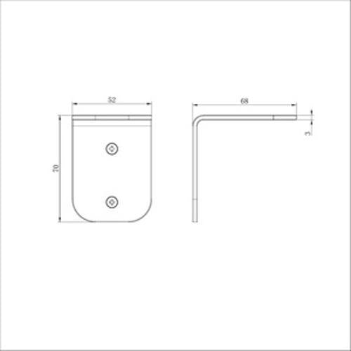 Mecca Soap Bottle Holder Chrome - Nero