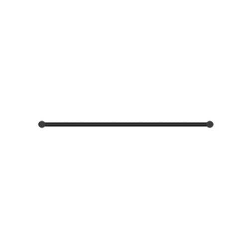Mecca New Single Towel Rail - Nero 600mm Matte Black