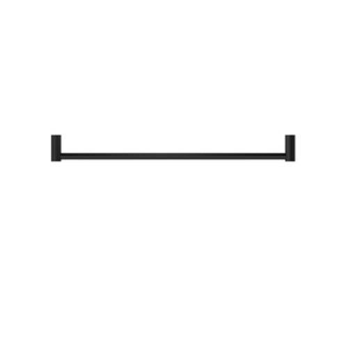 Mecca New Single Towel Rail - Nero 600mm Matte Black