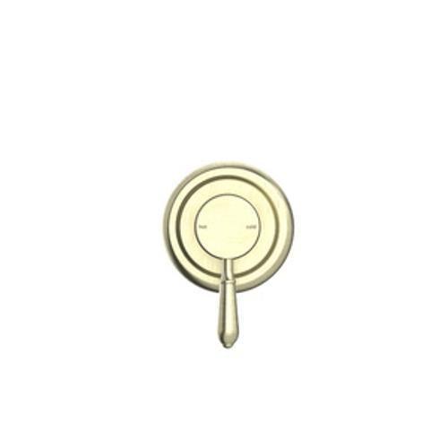 York Shower Mixer With Metal Lever Aged Brass - Nero