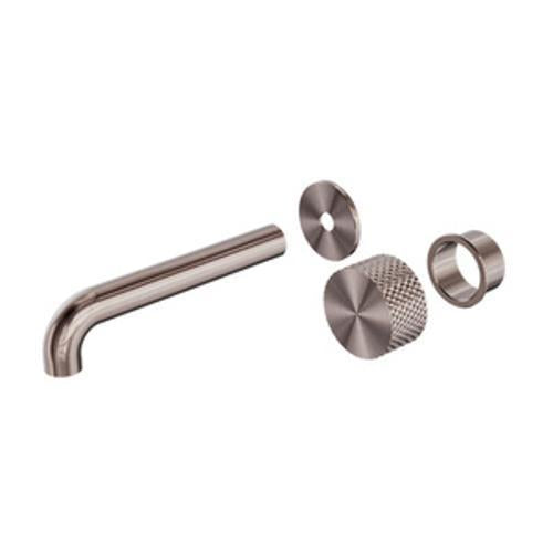Opal Progressive Wall Basin Set - Nero 185mm Trim Kit Brushed Bronze