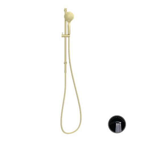 Opal Shower Rail With Air Shower Brushed Gold - Nero