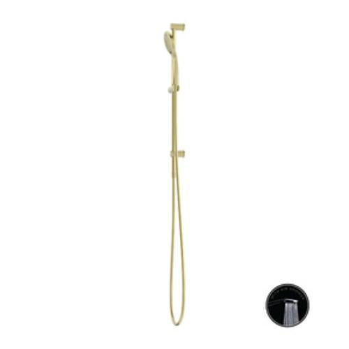 Opal Shower Rail With Air Shower Brushed Gold - Nero