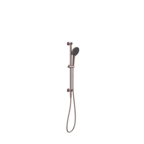 Opal Shower Rail With Air Shower II Brushed Bronze - Nero