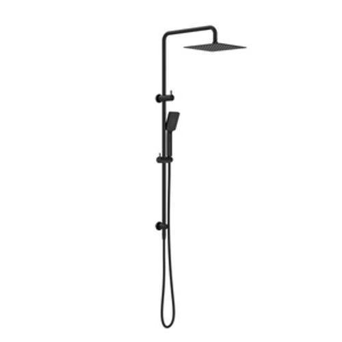 Square Project Twin Shower Matte Black - Nero