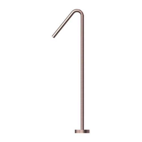 Mecca Freestanding Bath Spout Only Brushed Bronze - Nero
