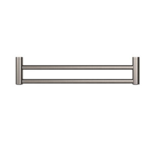 Mecca Care 25mm Double Towel Grab Rail 600mm Brushed Nickel - Nero