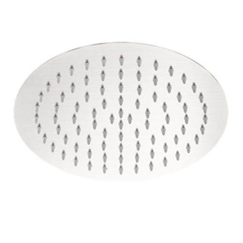 250mm Round Stainless Steel Shower Head 4 Star Rating Brushed Nickel - Nero