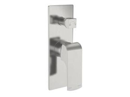 Elgin Shower Mixer With Diverter Brushed Nickel Lead Free - Nero