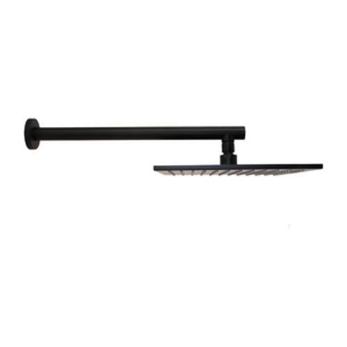 Prestigio Wall Mounted Shower Rose Square Head 250 x 250mm All Pressures Matte