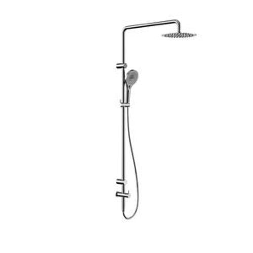 Mecca Care Twin Shower Set - Nero 25mm Grab Rail 900mm Chrome