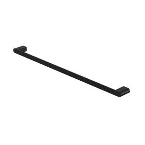 Bianca Single Towel Rail Matte Black - Nero 800mm