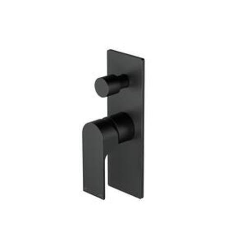 Bianca Shower Mixer With Divertor Matte Black - Nero