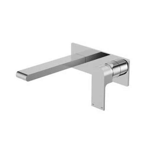 Bianca Wall Basin Bath Mixer Chrome - Nero 230mm