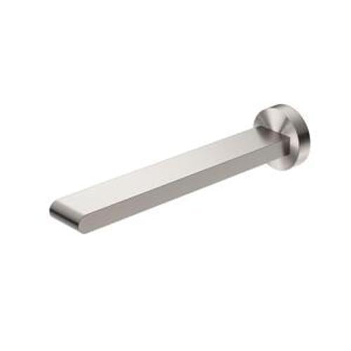 Bianca Fixed Bath Spout Only - Nero 240mm Brushed Nickel