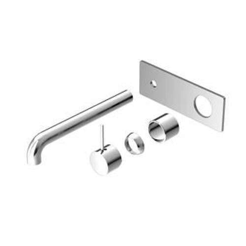 Mecca Wall Basin Bath Mixer Chrome Handle Up - Nero 230mm Trim Kits Only
