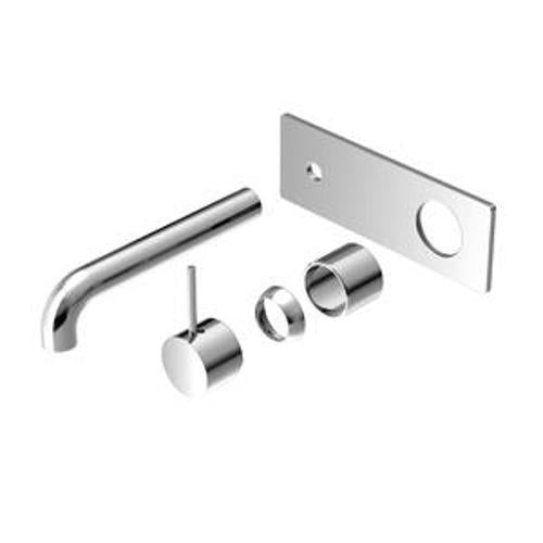 Mecca Wall Basin Bath Mixer Chrome Handle Up - Nero 185mm Trim Kits Only