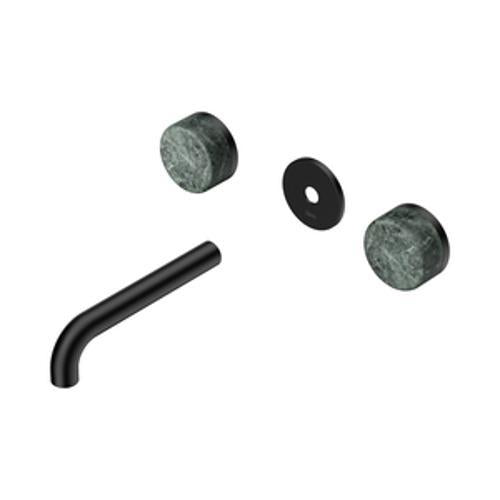 Serenity Wall Basin Set 160mm Spout With Verde Alpi Handle Trim Kit Only Matte