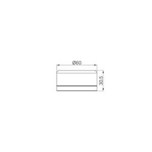 Serenity Carrara Handle Gun Metal - Nero