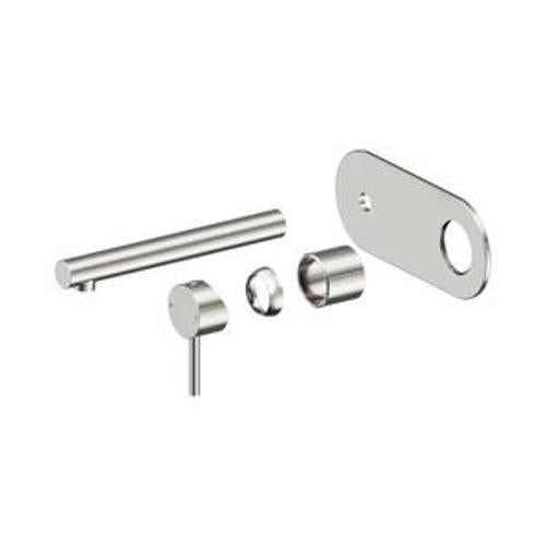 Dolce II Wall Basin/Bath Mixer Trim Kits Only Brushed Nickel - Nero