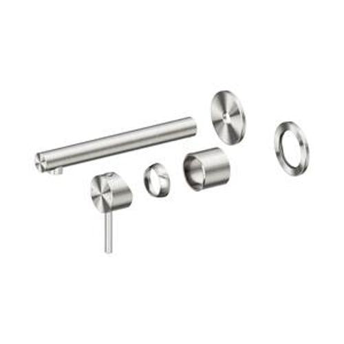 Dolce II Wall Basin/Bath Mixer Separate Back Plate Trim Kits Only Brushed Nickel