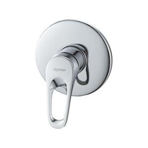 Essentials Shower Mixer Wall Mount Brass Chrome