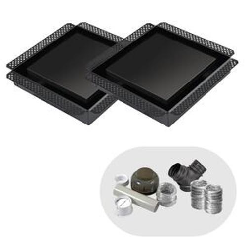 Bathroom Fan Single Room Pure Black Each System - Amore