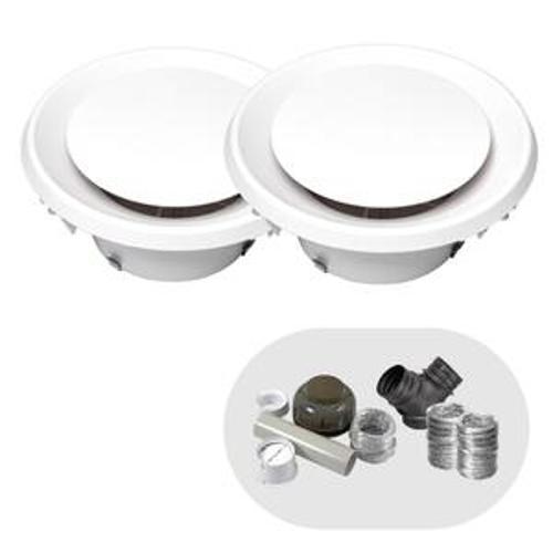 Bathroom Fan Two Room Calm Each System - Amore
