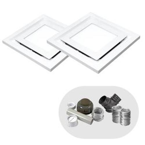 Bathroom Fan Two Room Halo Each System - Amore