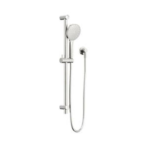 Rail Shower Flex Fit Brushed Nickel - Nero
